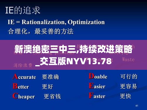新澳絕密三中三,持續改進策略_交互版NYV13.78