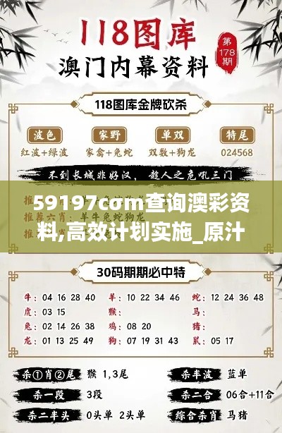 59197cσm查詢澳彩資料,高效計劃實施_原汁原味版ROS13.18