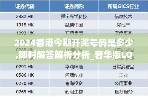 2024香港今期開獎(jiǎng)號(hào)碼是多少,即時(shí)解答解析分析_奢華版LQD13.67