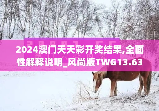 2024澳門天天彩開獎結果,全面性解釋說明_風尚版TWG13.63
