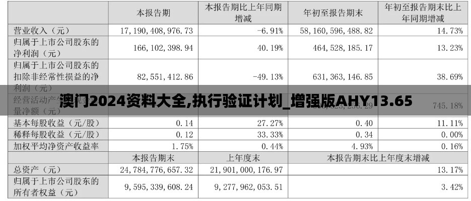 澳門2024資料大全,執(zhí)行驗證計劃_增強版AHY13.65