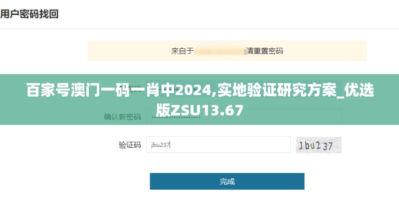 百家號澳門一碼一肖中2024,實地驗證研究方案_優(yōu)選版ZSU13.67