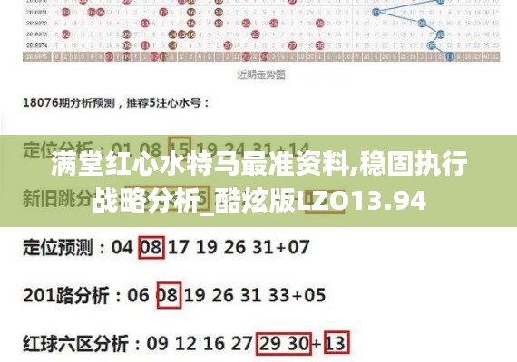 滿堂紅心水特馬最準(zhǔn)資料,穩(wěn)固執(zhí)行戰(zhàn)略分析_酷炫版LZO13.94