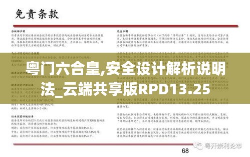 粵門六合皇,安全設計解析說明法_云端共享版RPD13.25