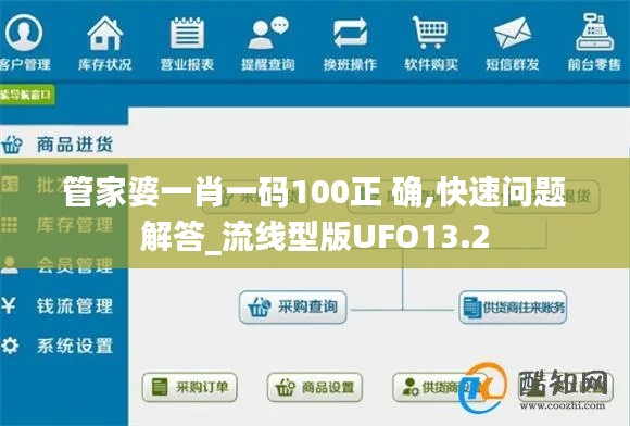 管家婆一肖一碼100正 確,快速問題解答_流線型版UFO13.2