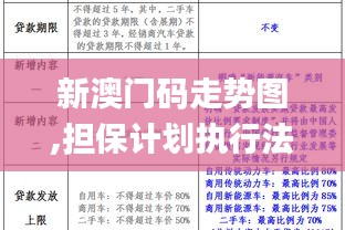 新澳門碼走勢圖,擔保計劃執行法策略_智巧版RER13.50