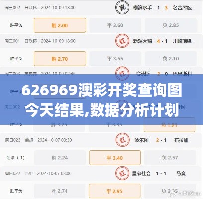 626969澳彩開獎查詢圖今天結果,數據分析計劃_終身版RSH13.30
