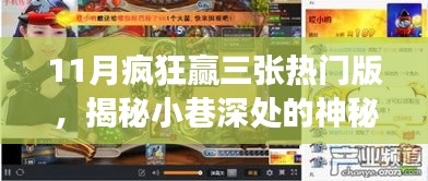 揭秘特色小店,11月瘋狂贏三張熱門版小巷深處的神秘樂園探秘之旅