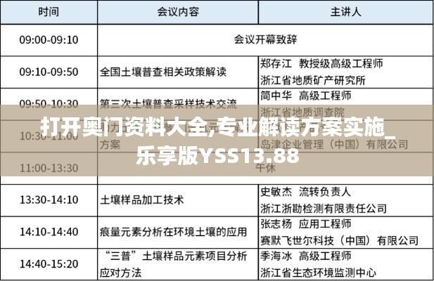 打開奧門資料大全,專業解讀方案實施_樂享版YSS13.88