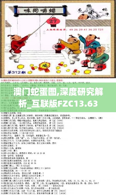 澳門蛇蛋圖,深度研究解析_互聯(lián)版FZC13.63
