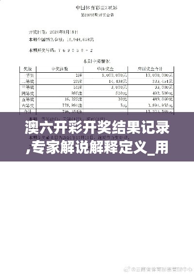 澳六開彩開獎結(jié)果記錄,專家解說解釋定義_用心版HOB13.69