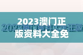2023澳門正版資料大全免費,澳門正版資料免費大全公開,香港資料正版大全二四六,實踐調(diào)查說明_專業(yè)版OGF13.25