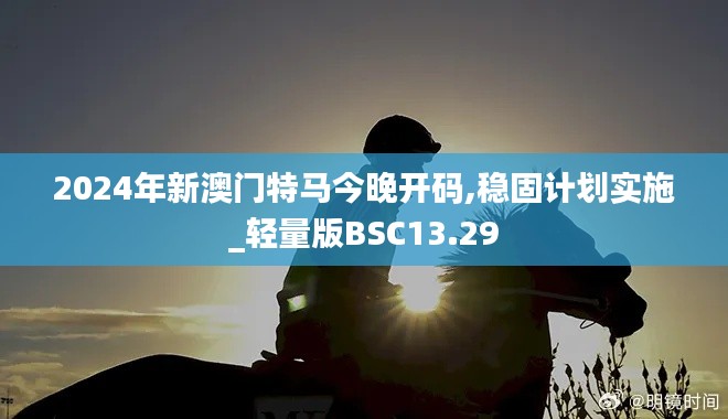 2024年新澳門特馬今晚開碼,穩(wěn)固計劃實施_輕量版BSC13.29