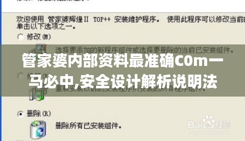 管家婆內部資料最準確C0m一馬必中,安全設計解析說明法_聲學版LBT13.93