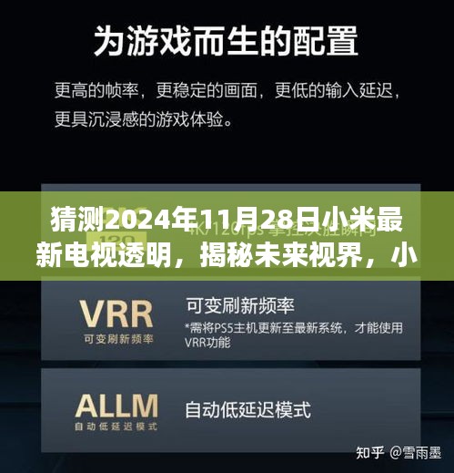揭秘未來視界,小米透明電視新紀元——2024年全新體驗重磅揭曉,一窺未來視界風采!
