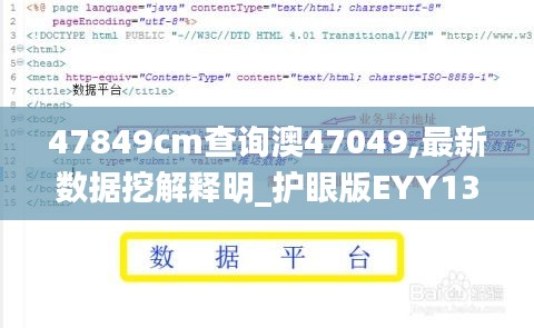 47849cm查詢澳47049,最新數據挖解釋明_護眼版EYY13.91