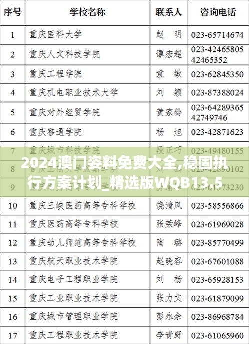 2024澳門姿料免費大全,穩固執行方案計劃_精選版WQB13.58