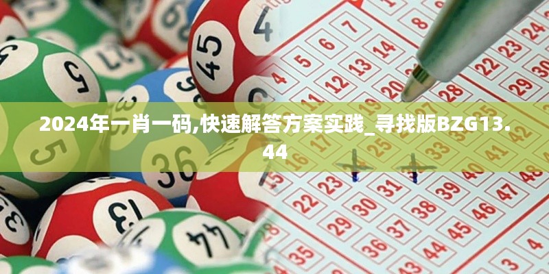 2024年一肖一碼,快速解答方案實踐_尋找版BZG13.44