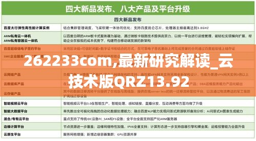 262233com,最新研究解讀_云技術版QRZ13.92