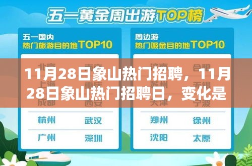 11月28日象山熱門招聘日,變化中成長,學習中自信