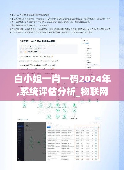白小姐一肖一碼2024年,系統(tǒng)評估分析_物聯(lián)網(wǎng)版OFY13.90