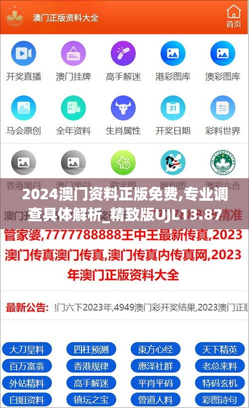 2024澳門(mén)資料正版免費(fèi),專業(yè)調(diào)查具體解析_精致版UJL13.87