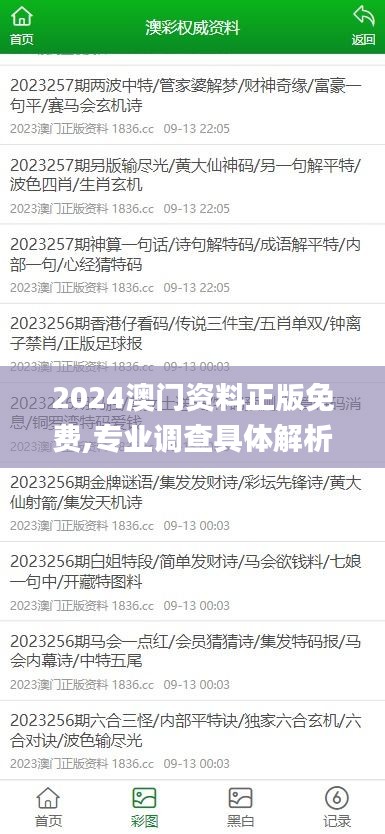 2024澳門(mén)資料正版免費(fèi),專業(yè)調(diào)查具體解析_精致版UJL13.87