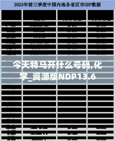 今天特馬開什么號碼,化學_資源版NDP13.6