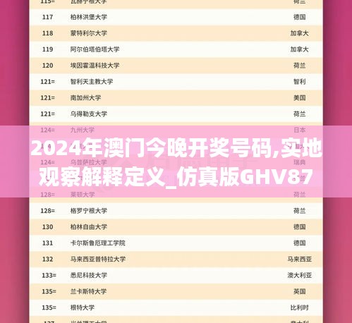 2024年澳門今晚開獎(jiǎng)號(hào)碼,實(shí)地觀察解釋定義_仿真版GHV87.524