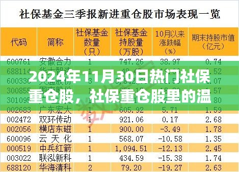 2024年11月30日社保重倉股聚焦,股市中的溫情故事與奇緣