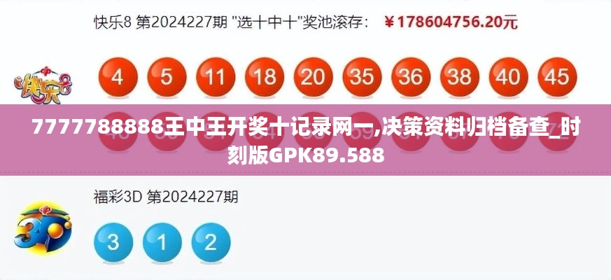 7777788888王中王開獎(jiǎng)十記錄網(wǎng)一,決策資料歸檔備查_時(shí)刻版GPK89.588