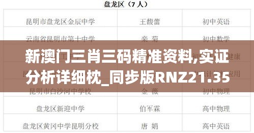 新澳門三肖三碼精準(zhǔn)資料,實證分析詳細(xì)枕_同步版RNZ21.352