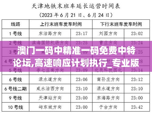 澳門一碼中精準一碼免費中特論壇,高速響應計劃執行_專業版LEJ4.743