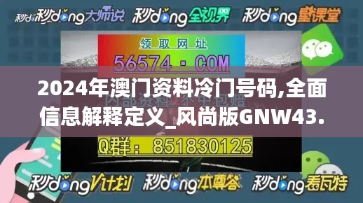 2024年澳門資料冷門號碼,全面信息解釋定義_風尚版GNW43.413