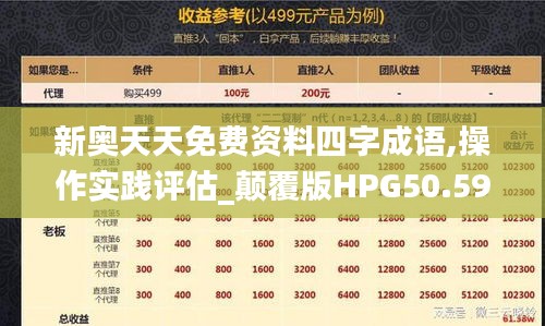 新奧天天免費資料四字成語,操作實踐評估_顛覆版HPG50.599