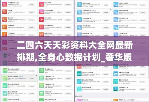 二四六天天彩資料大全網最新排期,全身心數據計劃_奢華版HSU25.981