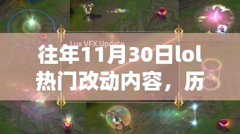 歷年11月30日LOL熱門改動內容深度解析與回顧
