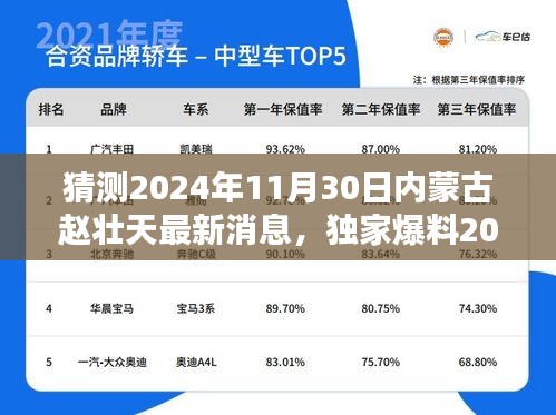 獨家爆料,趙壯天在內蒙古的最新動態揭曉,預測內蒙古趙壯天最新消息(2024年11月30日)