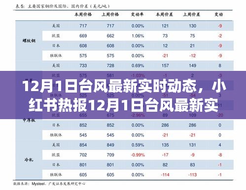 臺風最新實時動態,小紅書熱報與全方位解讀應對指南
