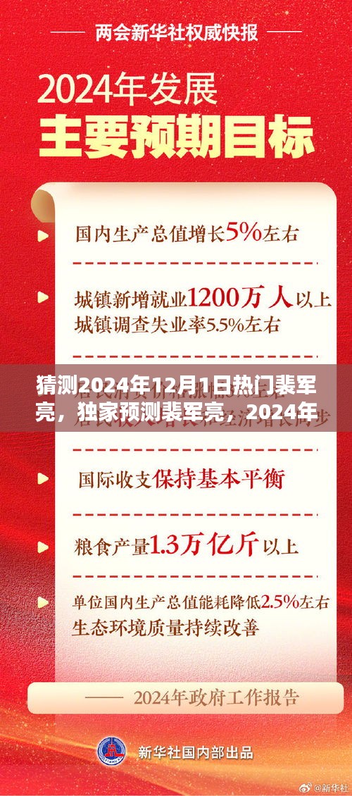 獨家預測,裴軍亮成為2024年12月1日的炙手可熱之星