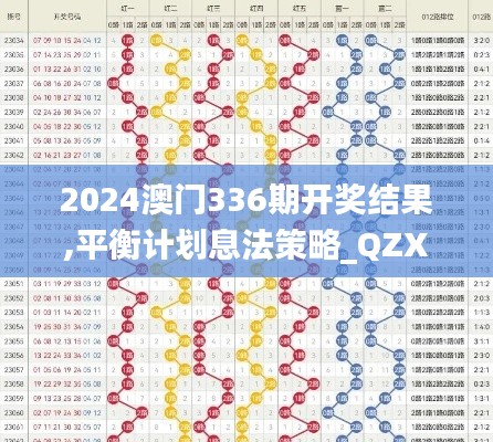 2024澳門336期開獎結果,平衡計劃息法策略_QZX93.538緊湊版