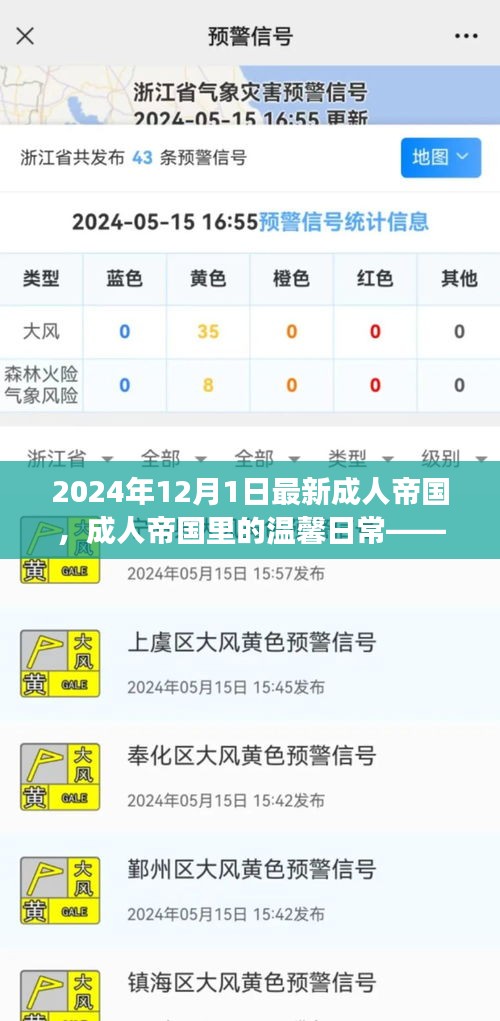 成人帝國里的溫馨日常,陽光故事2024年12月1日