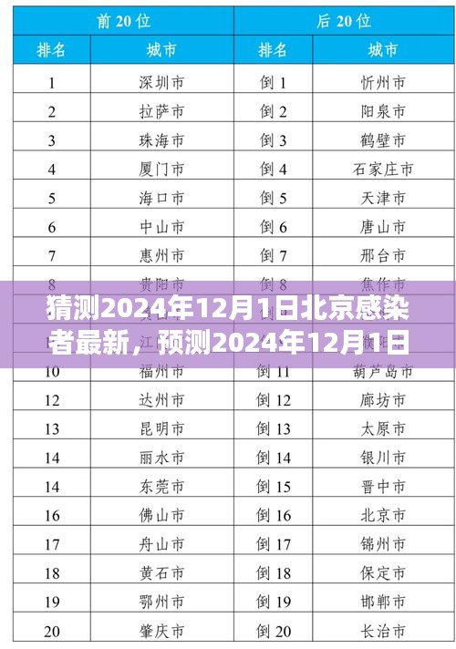 2024年12月1日北京感染者預測與應對策略,未來趨勢分析及最新情況分析