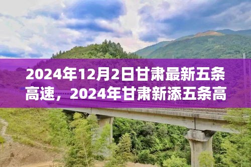 甘肅重塑交通格局，2024年新增五條高速引領區(qū)域發(fā)展