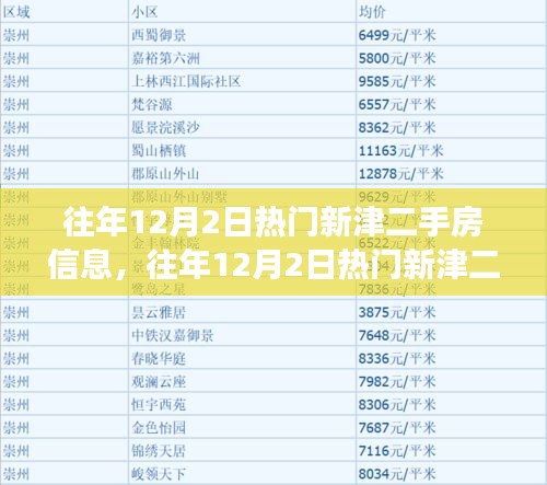 往年12月2日新津二手房市場深度解析,熱門房源、市場走勢與個人選擇探討