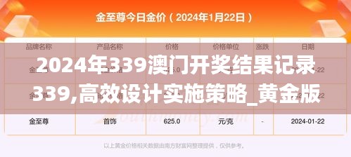 2024年339澳門開獎結果記錄339,高效設計實施策略_黃金版146.378-3