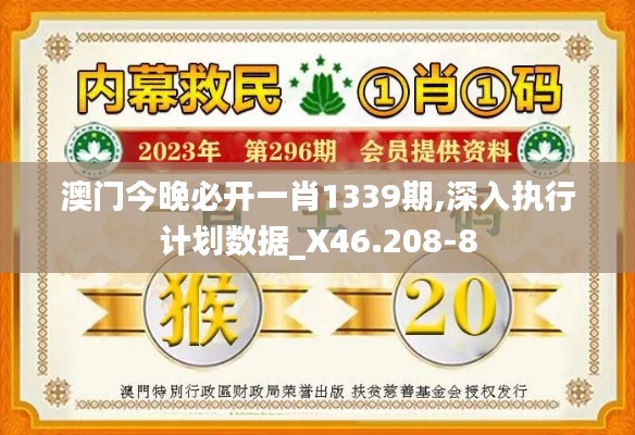 澳門今晚必開一肖1339期,深入執行計劃數據_X46.208-8