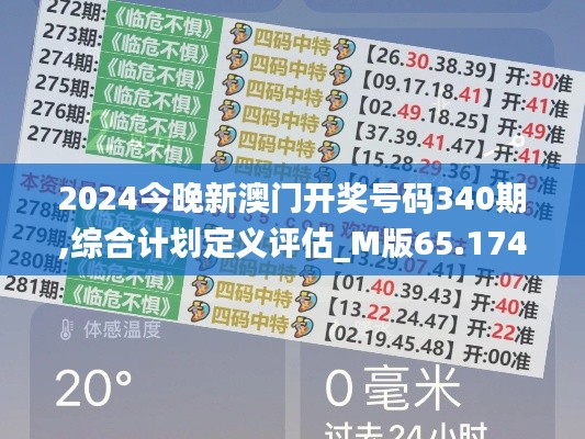 2024今晚新澳門開獎號碼340期,綜合計劃定義評估_M版65.174-7