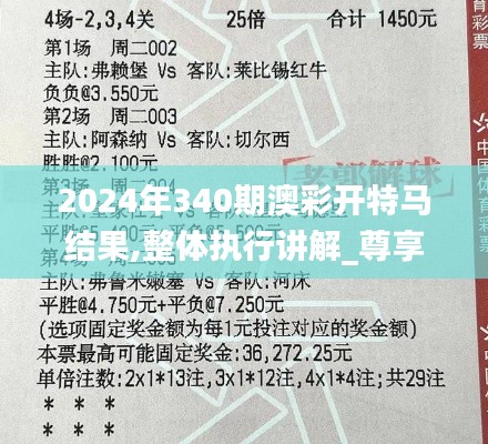 2024年340期澳彩開特馬結果,整體執行講解_尊享款52.393-4