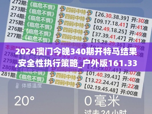 2024澳門今晚340期開特馬結果,安全性執行策略_戶外版161.335-2